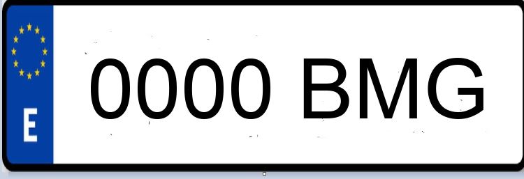 Letras Matriculas BMG