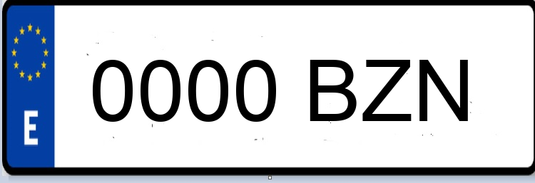 Letras Matriculas BZN