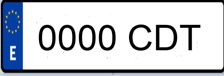Letras Matriculas CDT