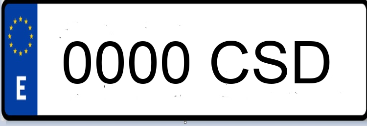 Letras Matriculas CSD