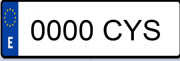 Letras Matriculas CYS