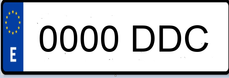 Letras Matriculas DDC