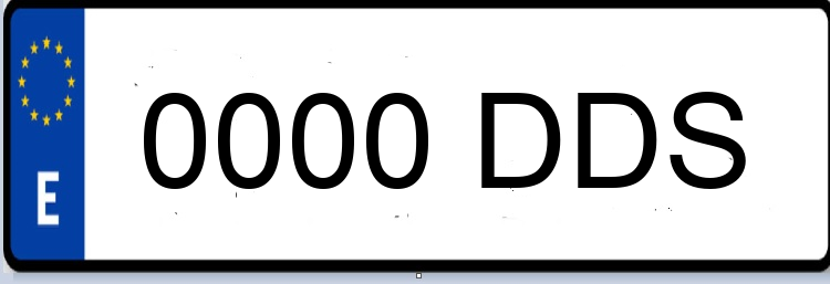 Letras Matriculas DDS