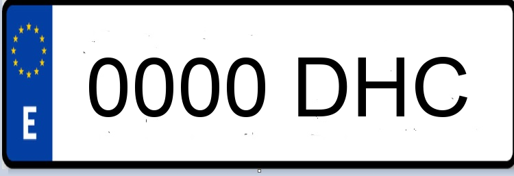 Letras Matriculas DHC