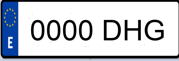 Letras Matriculas DHG