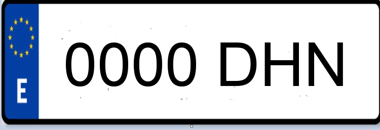 Letras Matriculas DHN