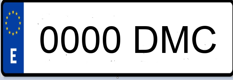 Letras Matriculas DMC
