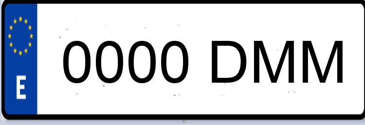 Letras Matriculas DMM