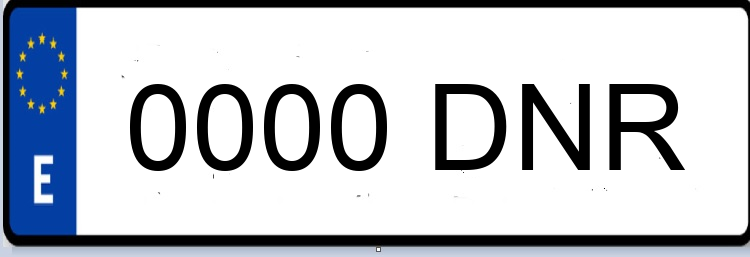 Letras Matriculas DNR