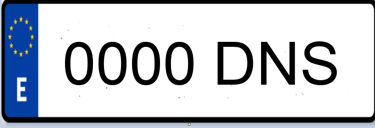 Letras Matriculas DNS