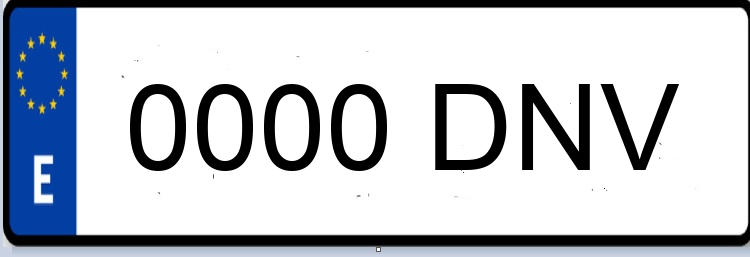 Letras Matriculas DNV