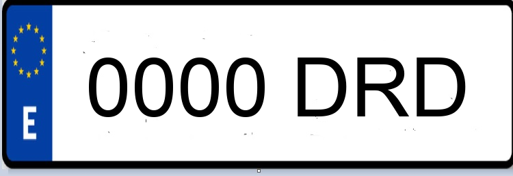 Letras Matriculas DRD