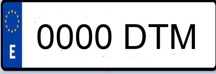 Letras Matriculas DTM