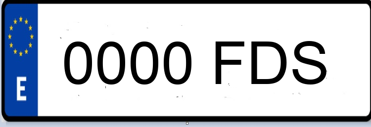 Letras Matriculas FDS