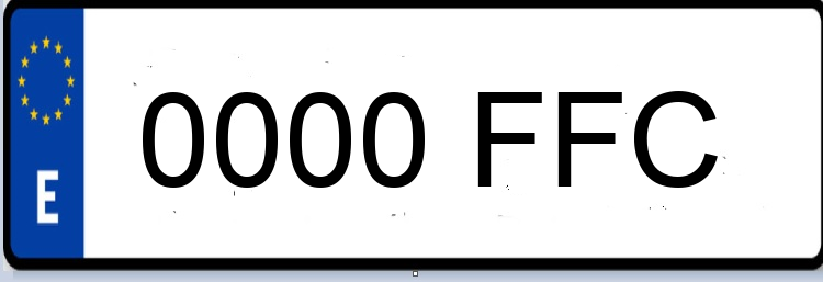Letras Matriculas FFC