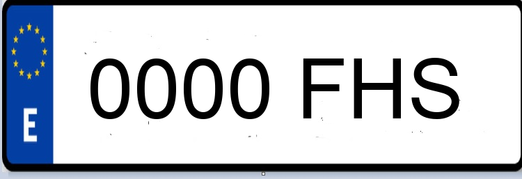 Letras Matriculas FHS