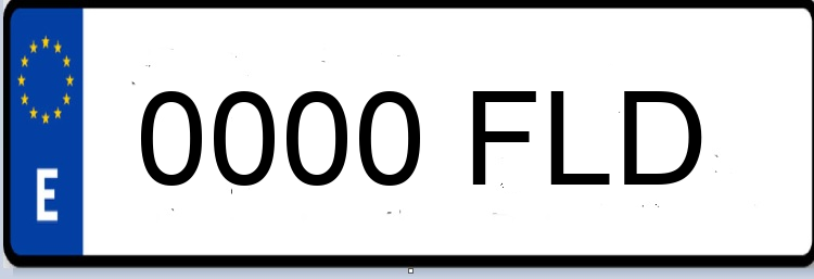 Letras Matriculas FLD