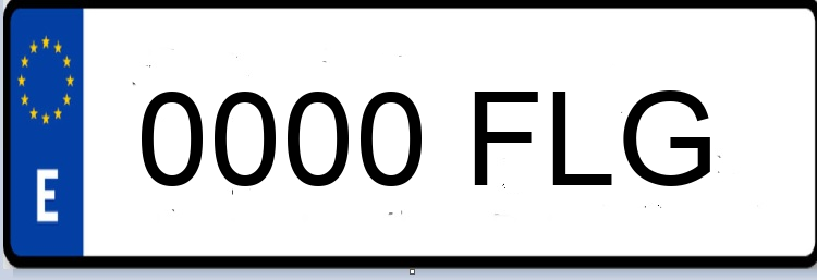Letras Matriculas FLG