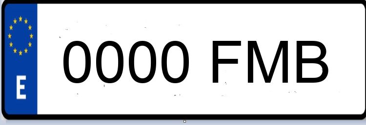 Letras Matriculas FMB