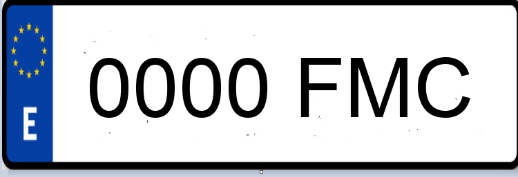 Letras Matriculas FMC