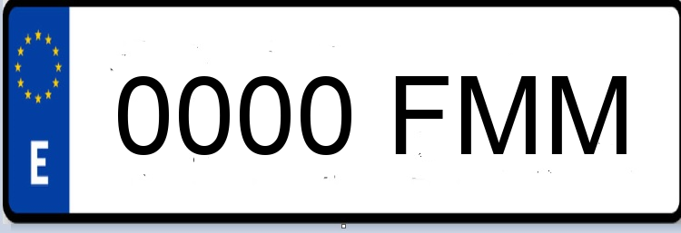 Letras Matriculas FMM