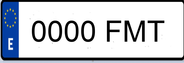 Letras Matriculas FMT