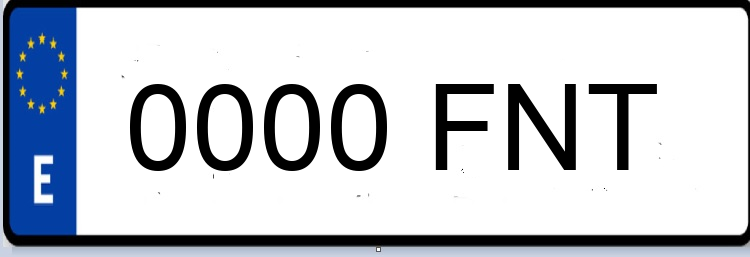 Letras Matriculas FNT