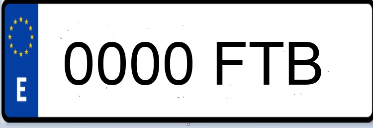 Letras Matriculas FTB