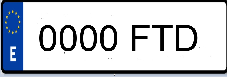 Letras Matriculas FTD