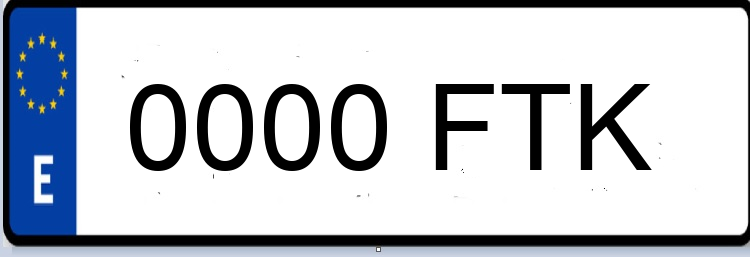 Letras Matriculas FTK