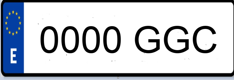Letras Matriculas GGC