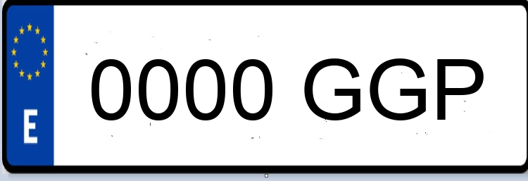 Letras Matriculas GGP