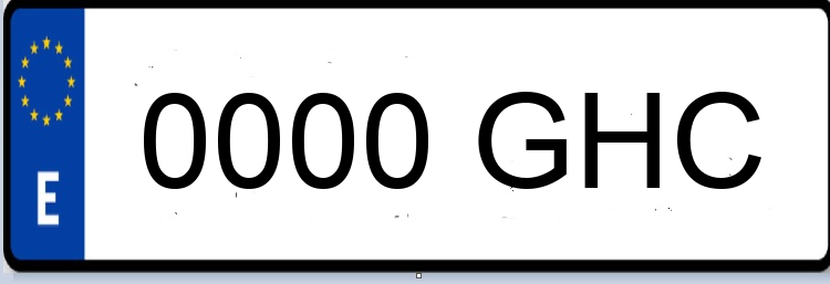 Letras Matriculas GHC