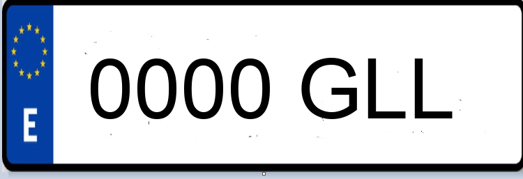 Letras Matriculas GLL