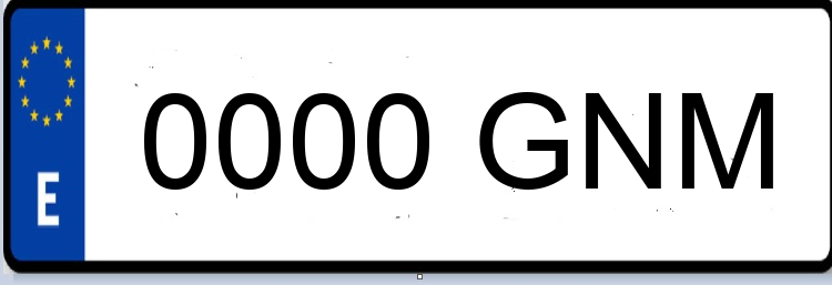 Letras Matriculas GNM