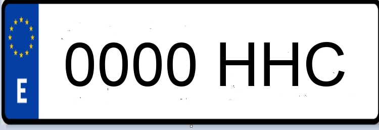 Letras Matriculas HHC