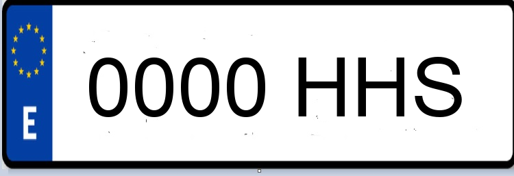 Letras Matriculas HHS