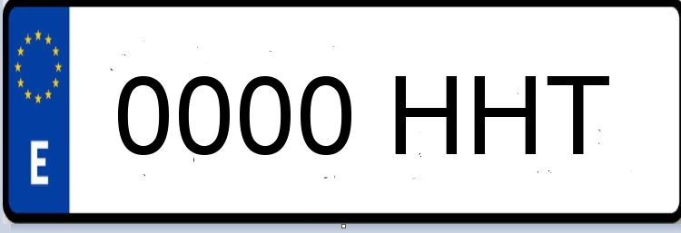 Letras Matriculas HHT