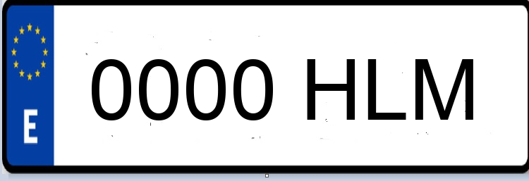 Letras Matriculas HLM