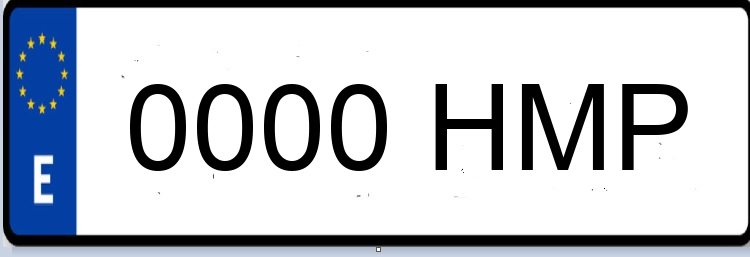 Letras Matriculas HMP
