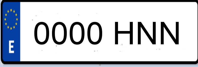 Letras Matriculas HNN