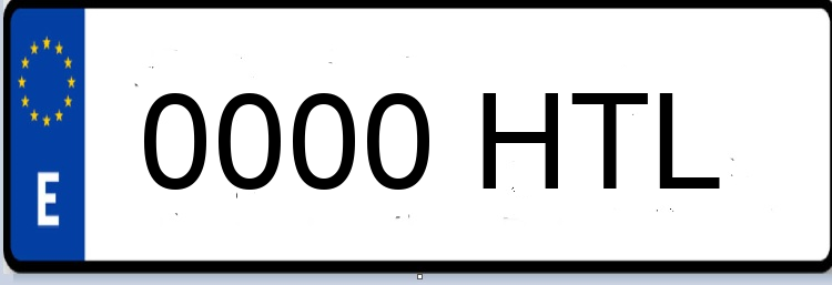 Letras Matriculas HTL