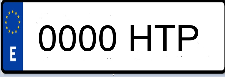 Letras Matriculas HTP