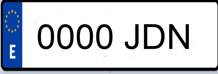 Letras Matriculas JDN