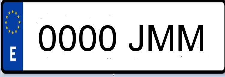 Letras Matriculas JMM