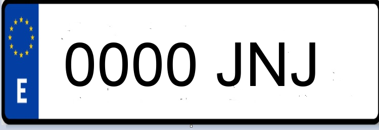 Letras Matriculas JNJ