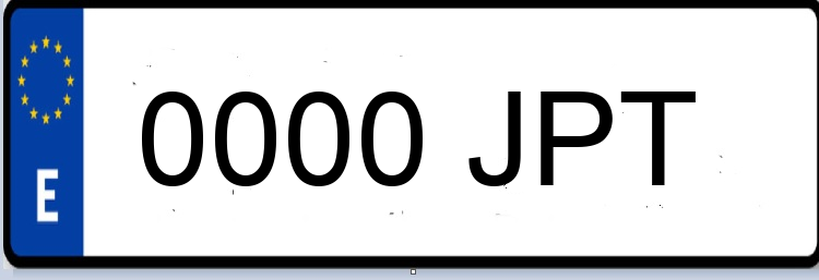 Letras Matriculas JPT