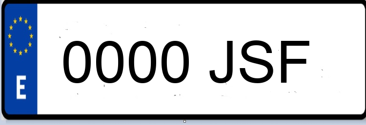 Letras Matriculas JSF