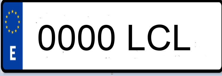 Letras Matriculas LCL