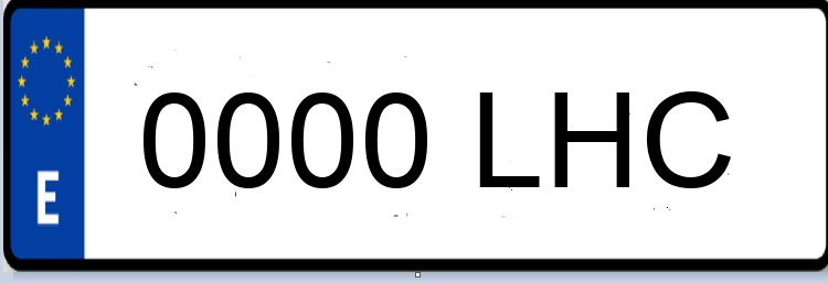 Letras Matriculas LHC